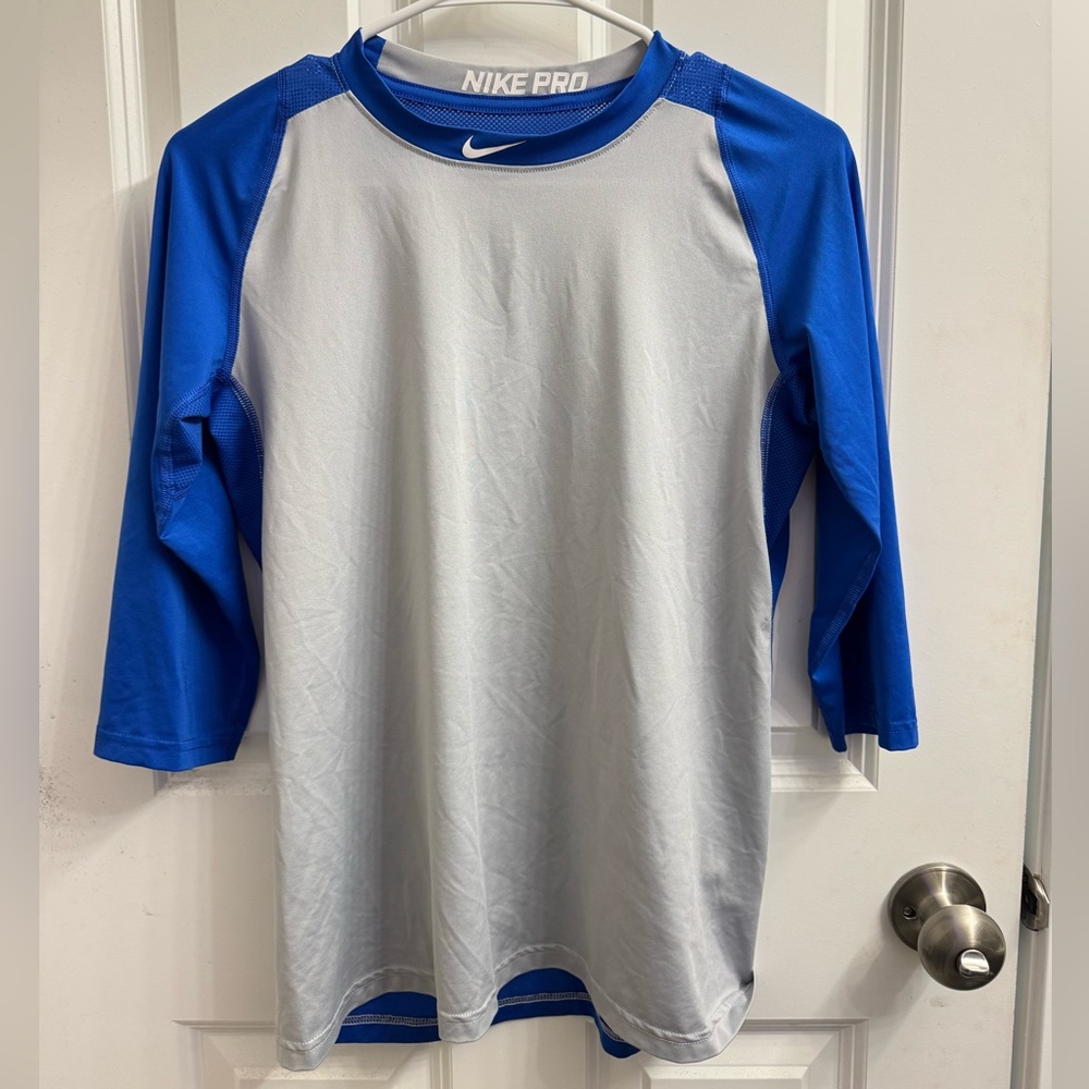 Nike Pro Cool Boy's 3/4 Sleeve Training Shirt Size XL